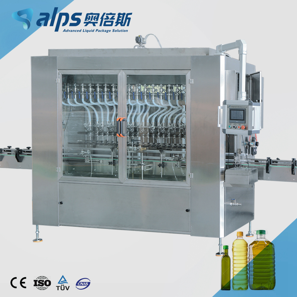 Full Automatic Linear Type 8 Heads Edible Oil Filling Machine