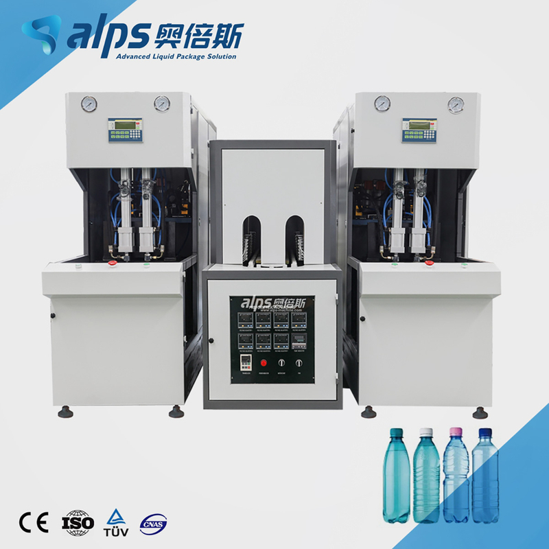 Semi-automatic Plastic PET Bottle Stretch Blowing Machine