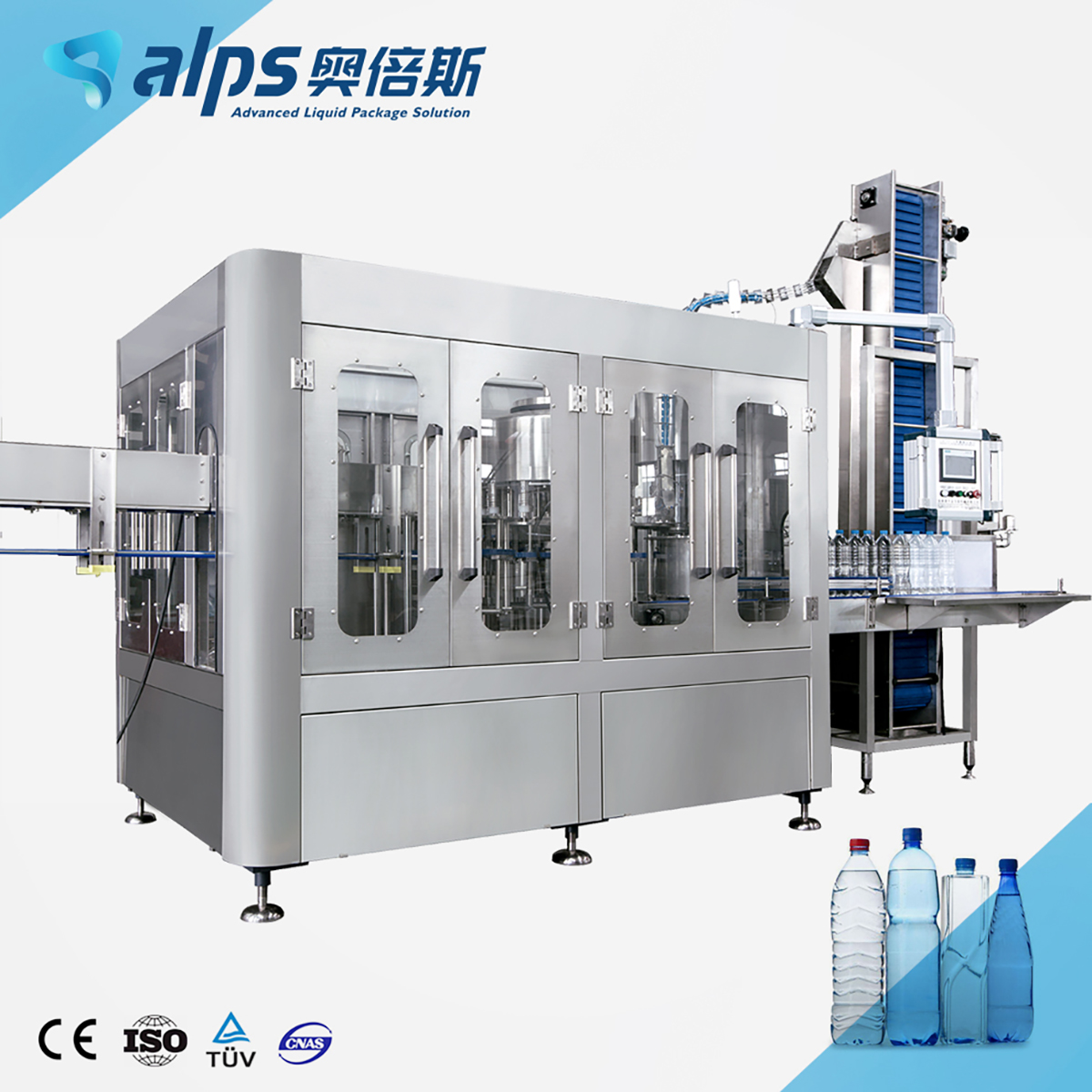 6000bph High Quality Automatic Mineral Drinking Water Bottling Machine