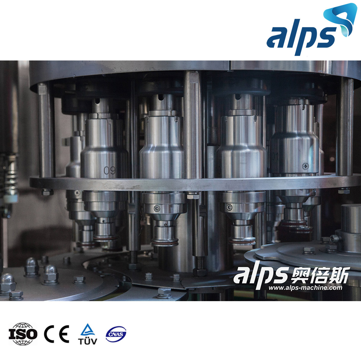 2022 Alps High Speed Automatic PET Bottle 330ml 550ml Purified Mineral Pure Water Filling Machine